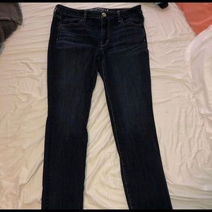 American Eagle size 12 high waisted skinny jeans!